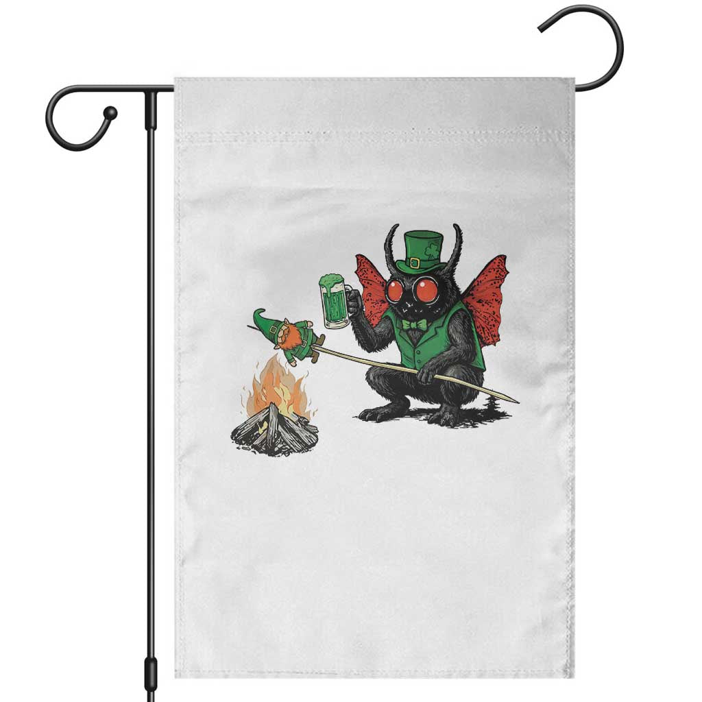Funny Cryptid Mothman Garden Flag St Patricks Day Gift
