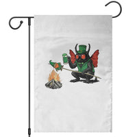 Funny Cryptid Mothman Garden Flag St Patricks Day Gift
