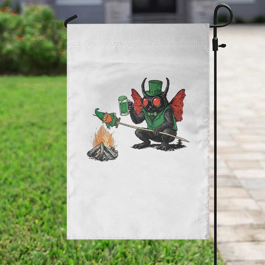 Funny Cryptid Mothman Garden Flag St Patricks Day Gift