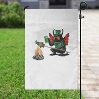 Funny Cryptid Mothman Garden Flag St Patricks Day Gift