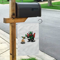 Funny Cryptid Mothman Garden Flag St Patricks Day Gift