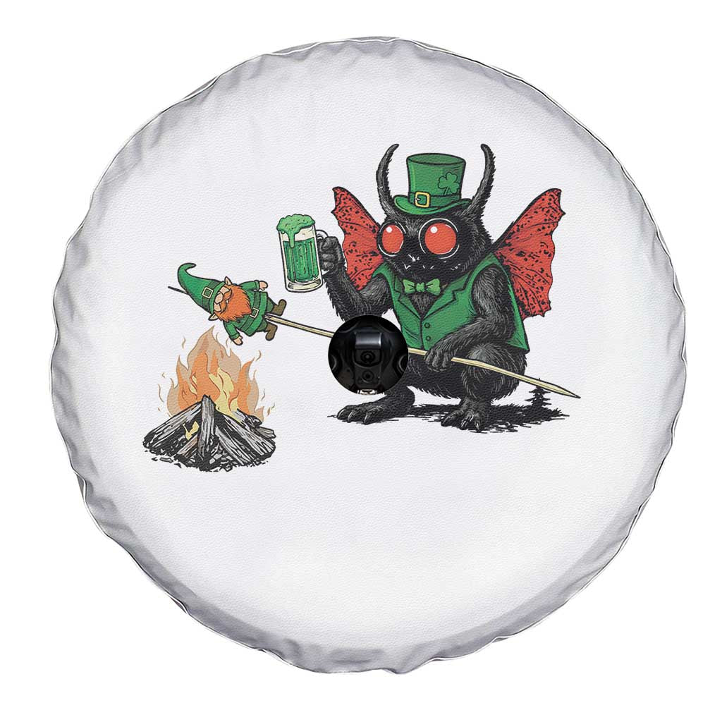 Funny Cryptid Mothman Spare Tire Cover St Patricks Day Gift