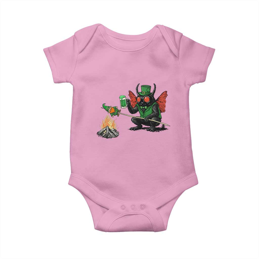Funny Cryptid Mothman Baby Onesie St Patricks Day Gift
