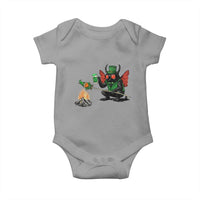 Funny Cryptid Mothman Baby Onesie St Patricks Day Gift