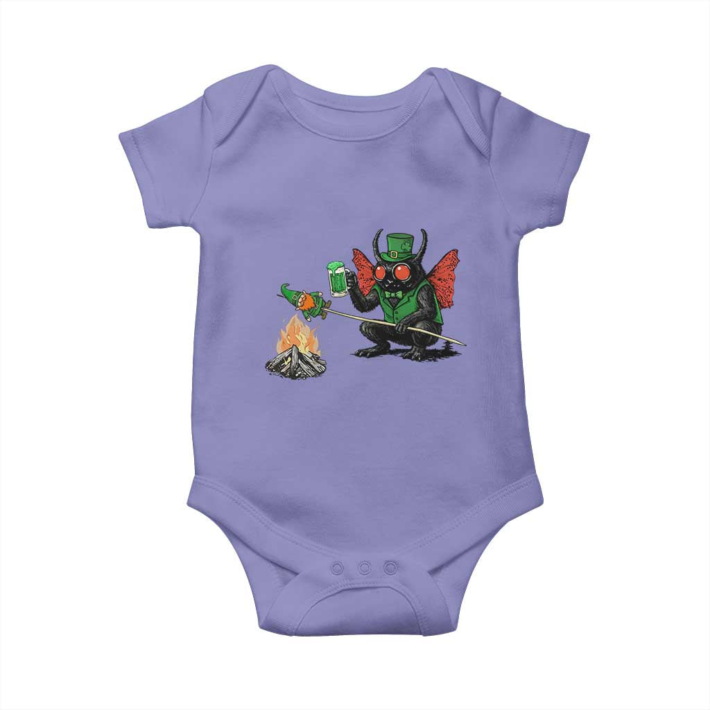 Funny Cryptid Mothman Baby Onesie St Patricks Day Gift