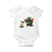 Funny Cryptid Mothman Baby Onesie St Patricks Day Gift