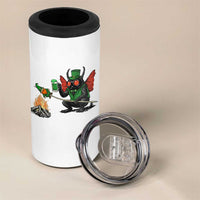 Funny Cryptid Mothman 4 in 1 Can Cooler Tumbler St Patricks Day Gift