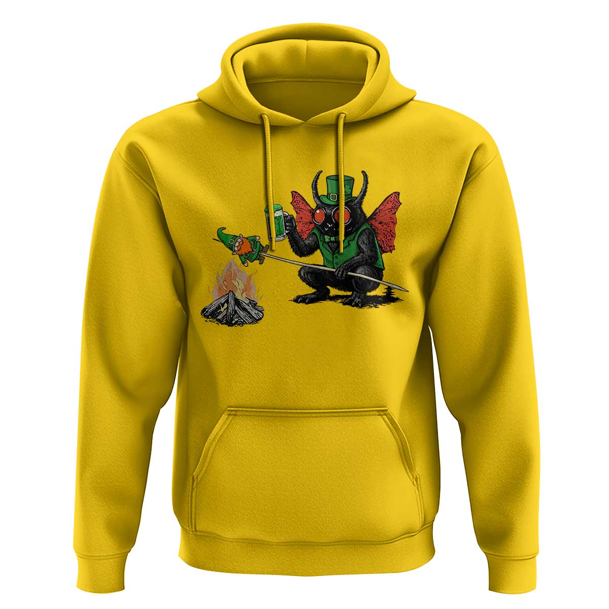 Funny Cryptid Mothman Hoodie St Patricks Day Gift