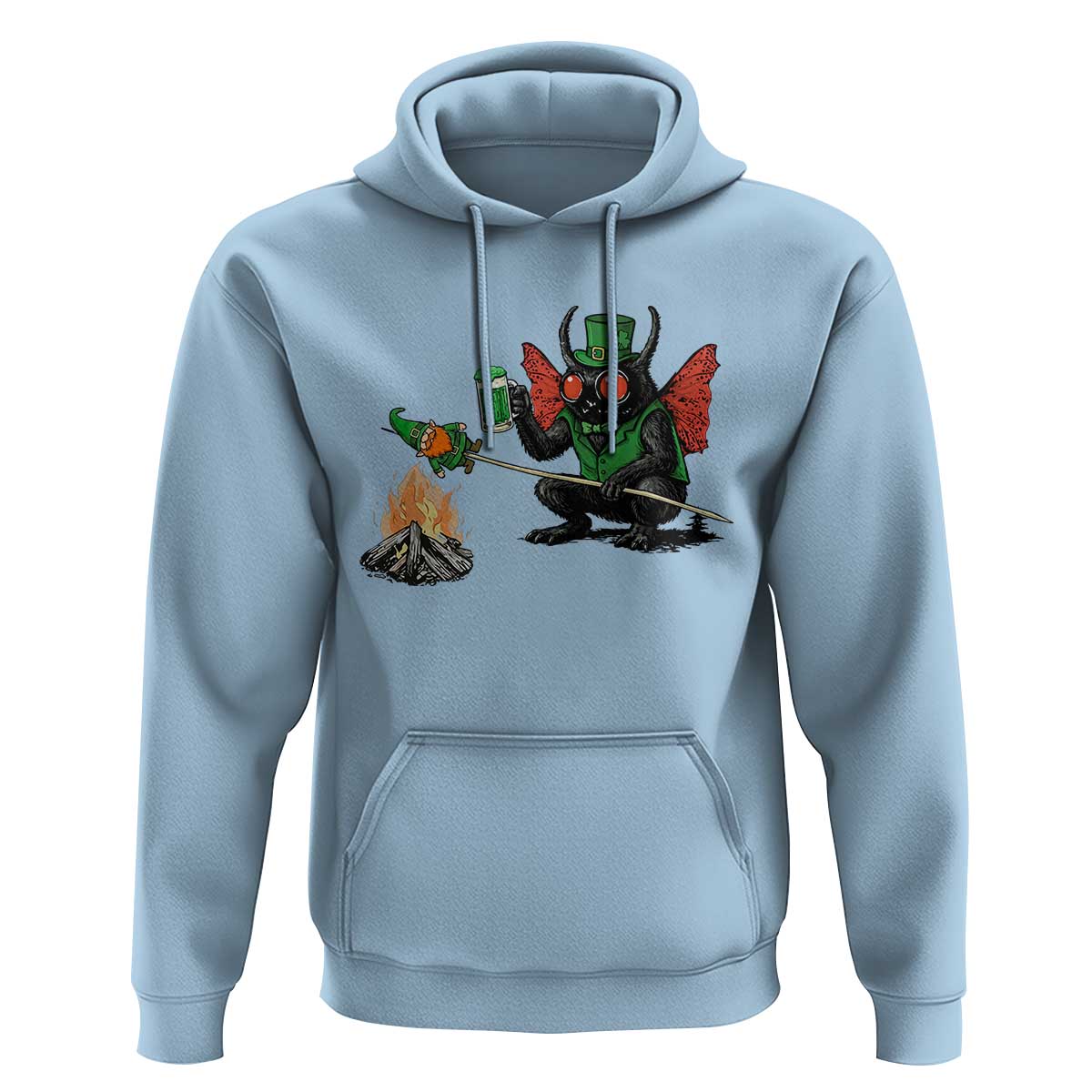 Funny Cryptid Mothman Hoodie St Patricks Day Gift