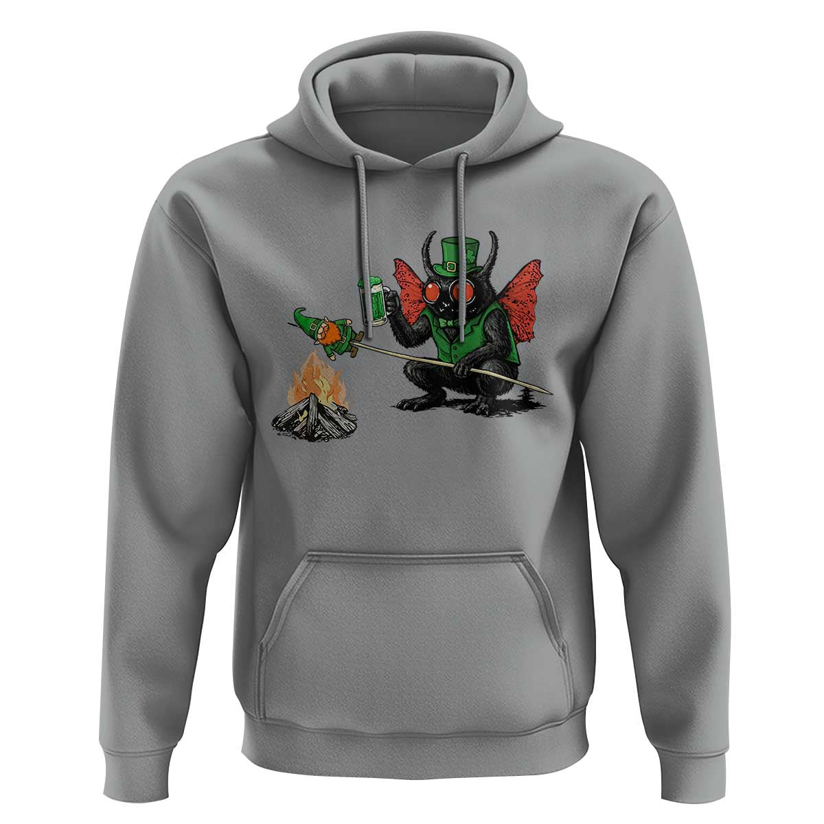 Funny Cryptid Mothman Hoodie St Patricks Day Gift