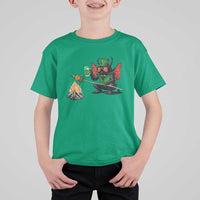 Funny Cryptid Mothman T Shirt For Kid St Patricks Day Gift