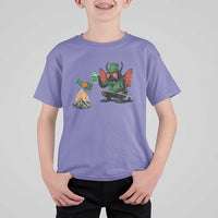 Funny Cryptid Mothman T Shirt For Kid St Patricks Day Gift