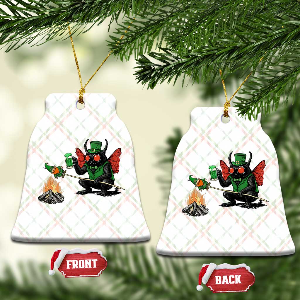 Funny Cryptid Mothman Ceramic Ornament St Patricks Day Gift