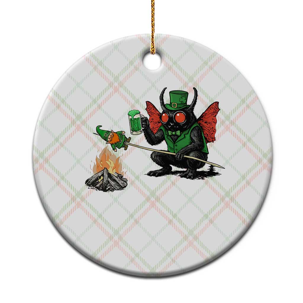 Funny Cryptid Mothman Ceramic Ornament St Patricks Day Gift