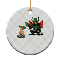 Funny Cryptid Mothman Ceramic Ornament St Patricks Day Gift