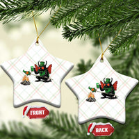 Funny Cryptid Mothman Ceramic Ornament St Patricks Day Gift