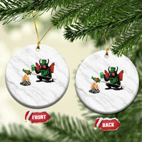 Funny Cryptid Mothman Ceramic Ornament St Patricks Day Gift