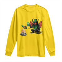 Funny Cryptid Mothman Long Sleeve Shirt St Patricks Day Gift
