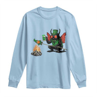 Funny Cryptid Mothman Long Sleeve Shirt St Patricks Day Gift