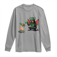 Funny Cryptid Mothman Long Sleeve Shirt St Patricks Day Gift