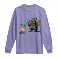 Funny Cryptid Mothman Long Sleeve Shirt St Patricks Day Gift