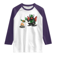 Funny Cryptid Mothman Raglan Shirt St Patricks Day Gift