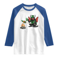Funny Cryptid Mothman Raglan Shirt St Patricks Day Gift