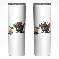 Funny Cryptid Mothman Skinny Tumbler St Patricks Day Gift