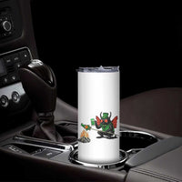 Funny Cryptid Mothman Skinny Tumbler St Patricks Day Gift