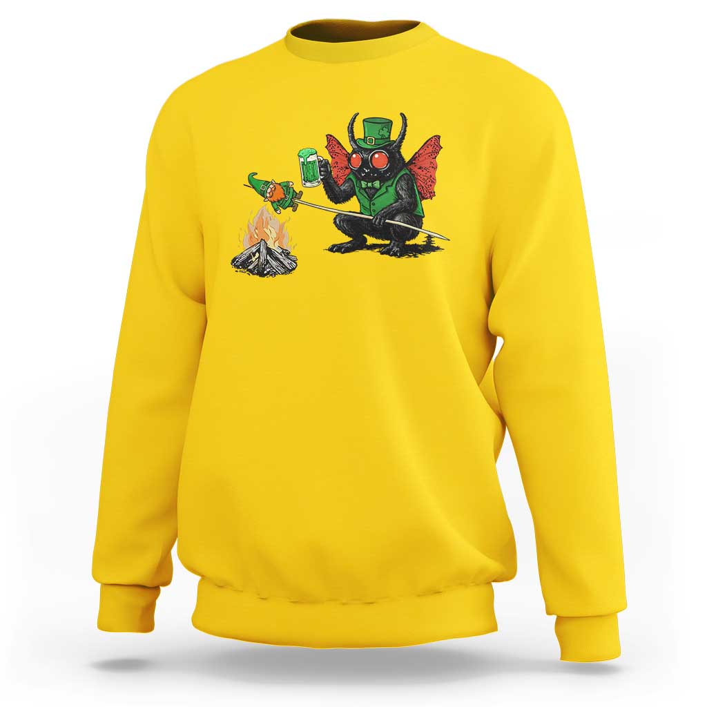 Funny Cryptid Mothman Sweatshirt St Patricks Day Gift