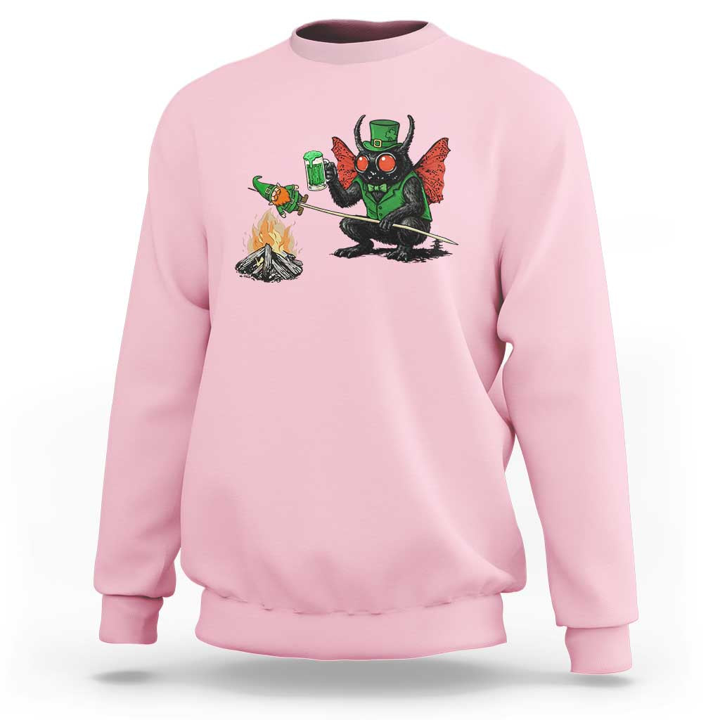 Funny Cryptid Mothman Sweatshirt St Patricks Day Gift