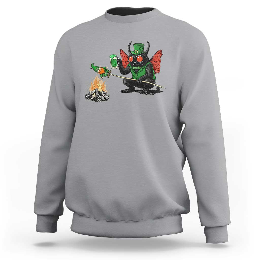 Funny Cryptid Mothman Sweatshirt St Patricks Day Gift