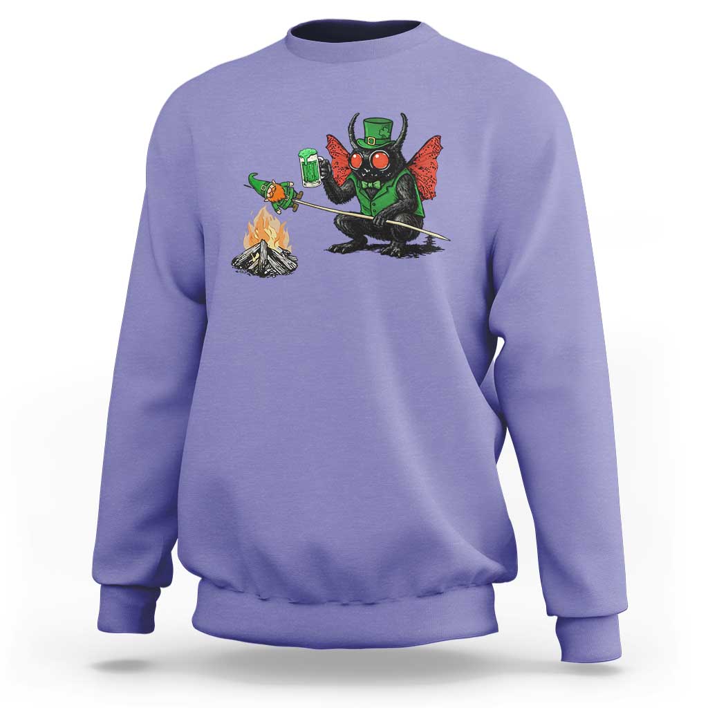 Funny Cryptid Mothman Sweatshirt St Patricks Day Gift