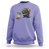 Funny Cryptid Mothman Sweatshirt St Patricks Day Gift