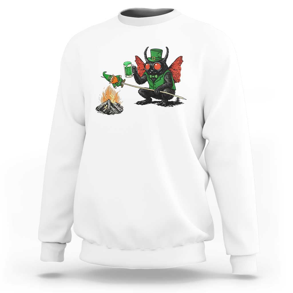Funny Cryptid Mothman Sweatshirt St Patricks Day Gift