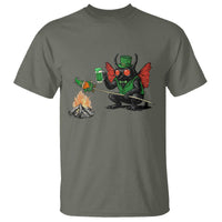 Funny Cryptid Mothman T Shirt St Patricks Day Gift