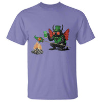 Funny Cryptid Mothman T Shirt St Patricks Day Gift