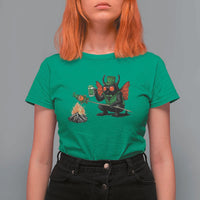 Funny Cryptid Mothman T Shirt For Women St Patricks Day Gift