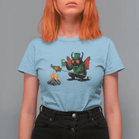 Funny Cryptid Mothman T Shirt For Women St Patricks Day Gift