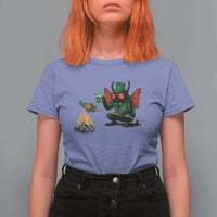 Funny Cryptid Mothman T Shirt For Women St Patricks Day Gift