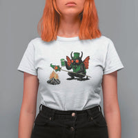 Funny Cryptid Mothman T Shirt For Women St Patricks Day Gift
