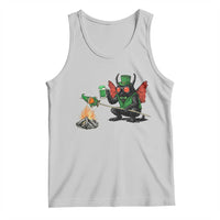 Funny Cryptid Mothman Tank Top St Patricks Day Gift