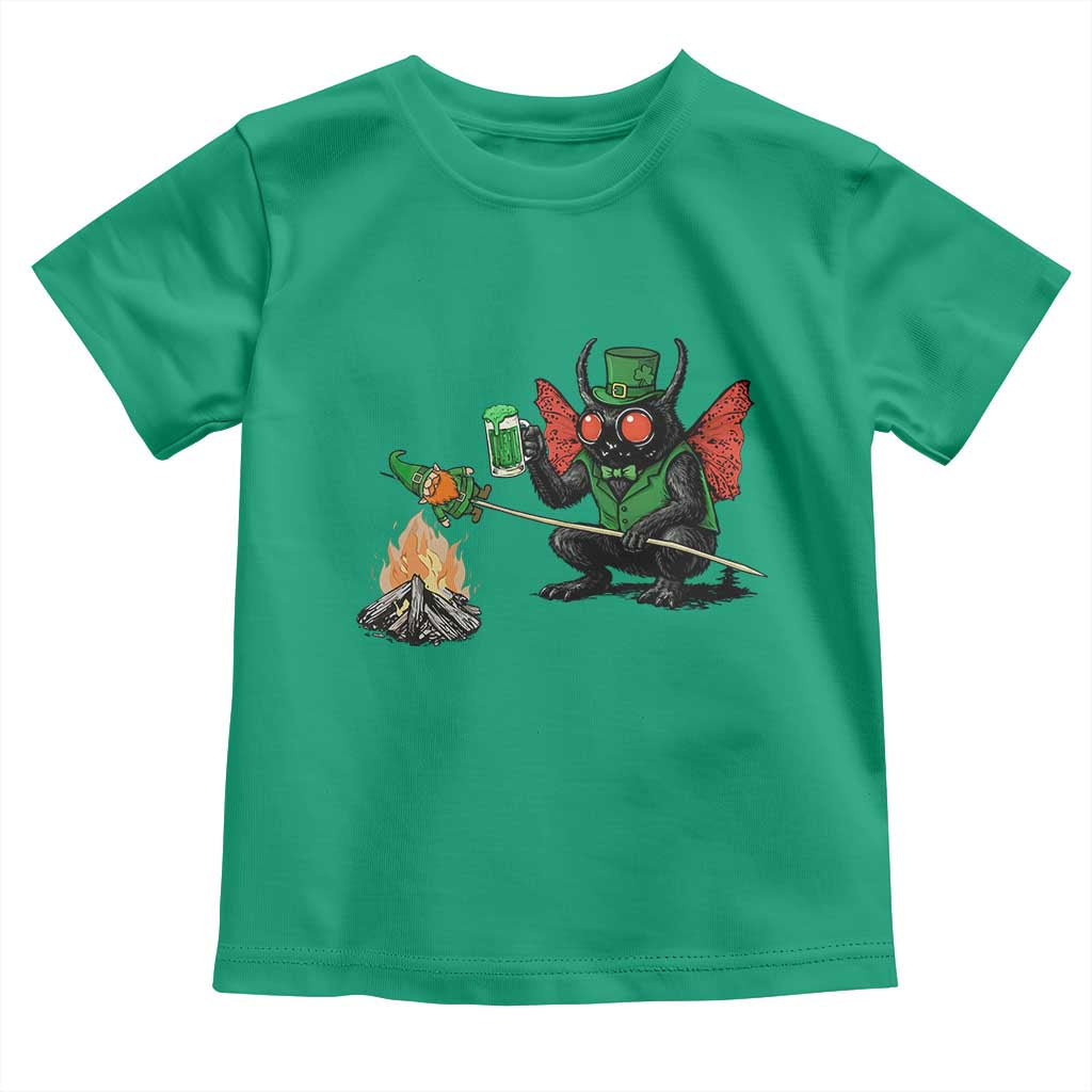 Funny Cryptid Mothman Toddler T Shirt St Patricks Day Gift