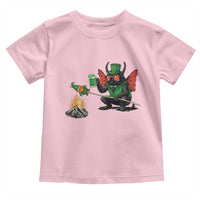 Funny Cryptid Mothman Toddler T Shirt St Patricks Day Gift