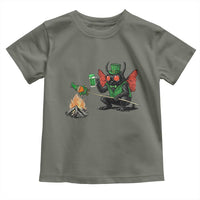 Funny Cryptid Mothman Toddler T Shirt St Patricks Day Gift