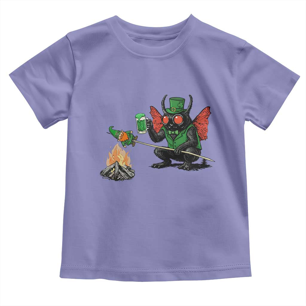 Funny Cryptid Mothman Toddler T Shirt St Patricks Day Gift