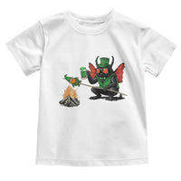 Funny Cryptid Mothman Toddler T Shirt St Patricks Day Gift