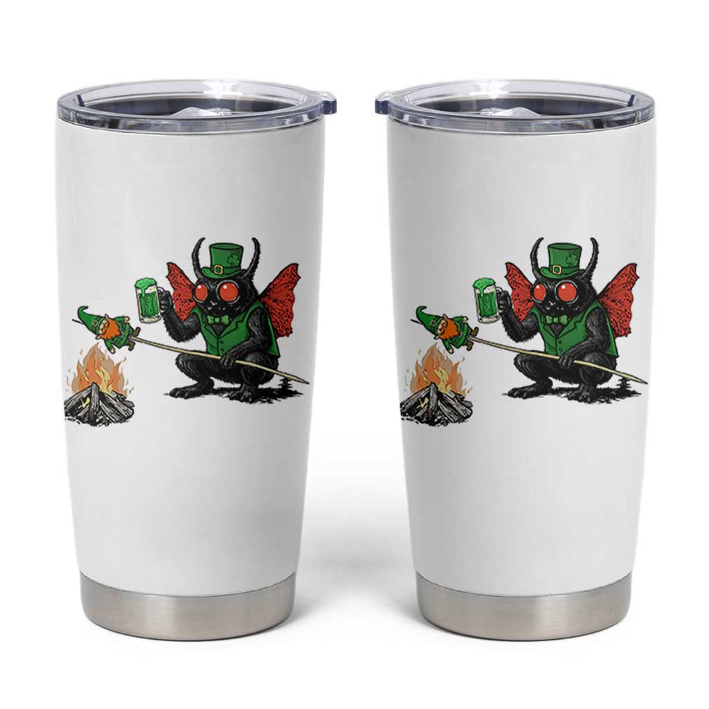 Funny Cryptid Mothman Tumbler Cup St Patricks Day Gift