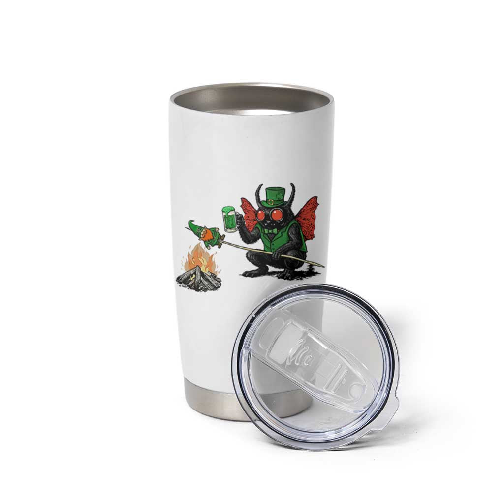 Funny Cryptid Mothman Tumbler Cup St Patricks Day Gift