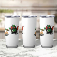 Funny Cryptid Mothman Tumbler Cup St Patricks Day Gift